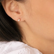 Boucle oreille plaque or cressida unite